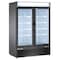 Maxx Cold Freezer 48 cu.ft., Double Door, Commercial Merchandiser, Black/Glass MXM2-48FB - alternate 1
